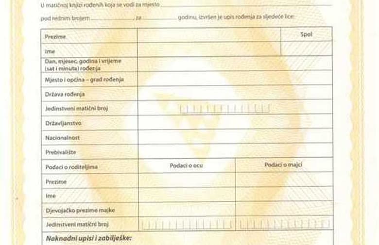 Ilustracija članka: Vlada FBiH odredila nove cijene rodnih i vjenčanih listova