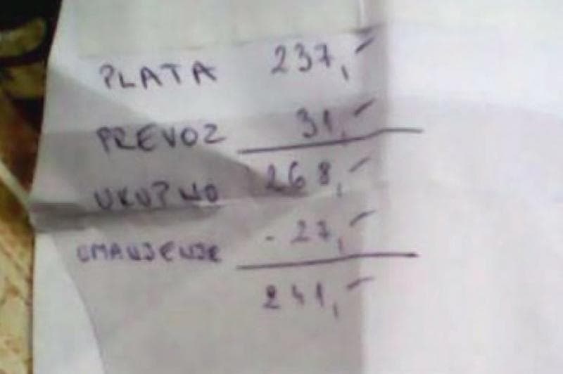 Ilustracija članka: Surova bh. realnost: Radio 24 dana po 10 sati dnevno, a isplaćeno mu mizernih 241 KM