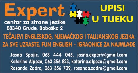 Ilustracija članka: Centar za strane jezike “Expert” vrši upise za tečajeve u novoj školskoj godini