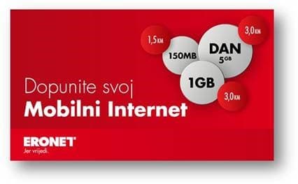 Ilustracija članka: Mobilni internet korisnicima HT ERONET-a dostupan u novim opcijama