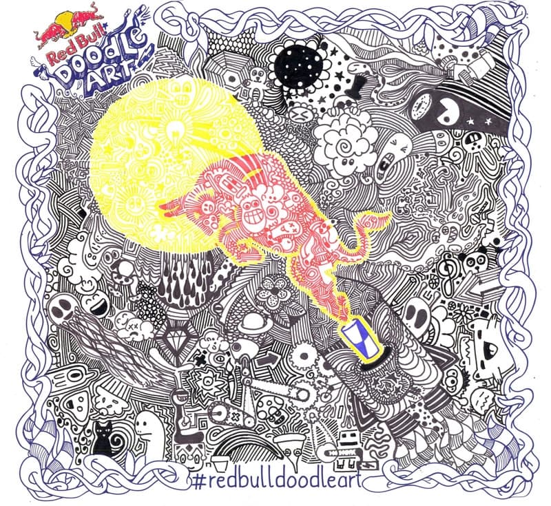 Ilustracija članka: Širokobriježanin Ante Marić pobjednik Red Bull Doodle Art projekta