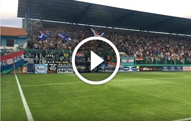 Ilustracija članka: U Širokom Brijegu izviždana himna BiH: Stadionom se orilo “Mi, Hrvati”