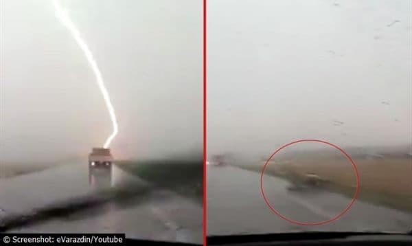 Ilustracija članka: VIDEO Snimili trenutak kada grom udara u biciklista kod Varaždina