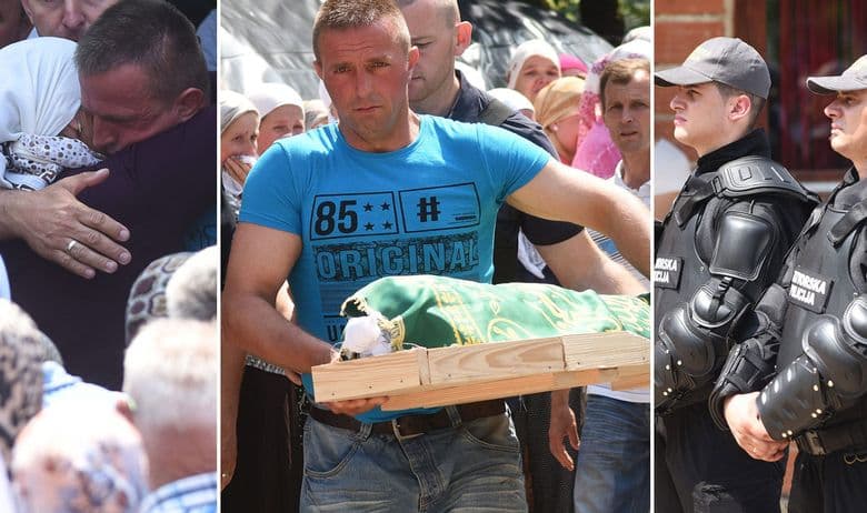 Ilustracija članka: Sahrana malog Denisa: Ovdje dobro pamte nedavni rat, ali ovako tužan pogreb ne