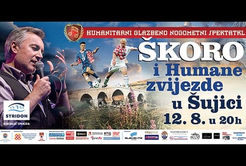 Ilustracija članka: Humanitarno nogometno-glazbeni spektakl u Šujici