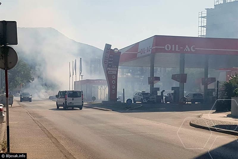 Ilustracija članka: Mostar: Požar kraj benzinske crpke