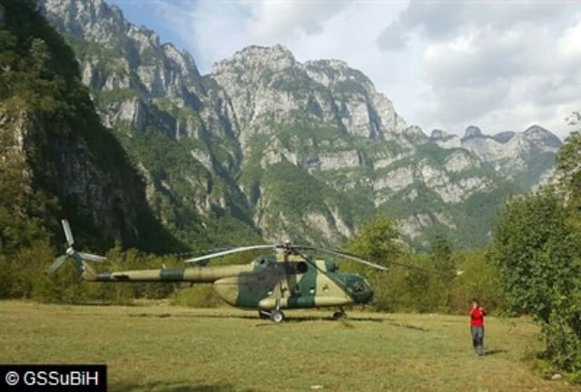 Ilustracija članka: Teško ozlijeđeni češki planinar s Čvrsnice helikopterom prebačen u Mostar