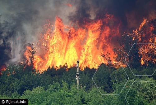 Ilustracija članka: Čapljina: Požar uzrokovao eksploziju dviju mina u Trebižatu