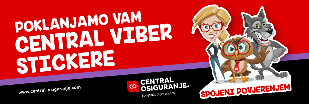 Ilustracija članka: Zabavnija komunikacija uz stickere Central osiguranja!