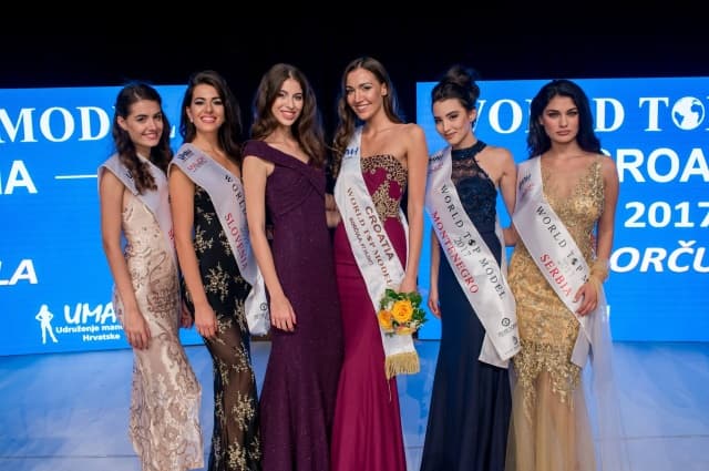 Ilustracija članka: Dokaz da su Hercegovke najljepše: Ljubušanka Ana Gavran pobjednica je izbora World Top Model Croatia – titulu joj predala Gruđanka Lana Spajić