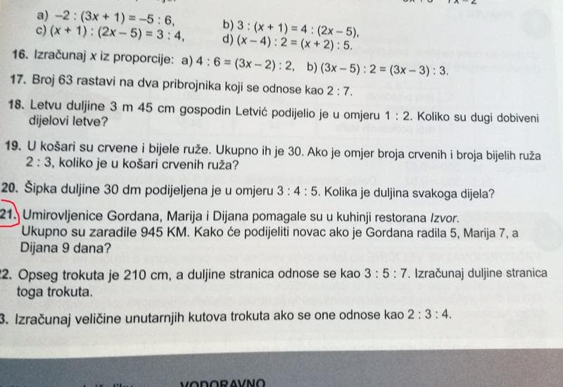 Ilustracija članka: Demantij: Kladionica je u udžbeniku zamijenjena kuhinjom