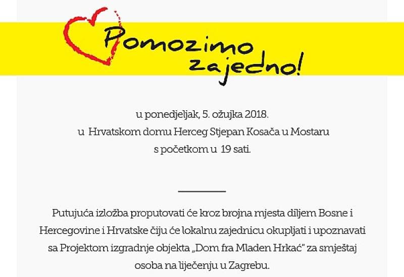 Ilustracija članka: U Mostaru otvaranje humanitarne izložbe „Pomozimo zajedno“