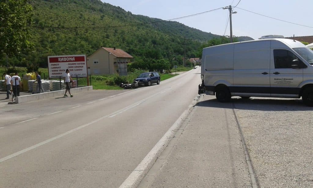 Ilustracija članka: Grude: U prometnoj nesreći ozlijeđen motociklist (FOTO)