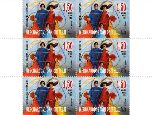 Ilustracija članka: Prigodna marka HP Mostar u povodu Međunarodnog dana obitelji