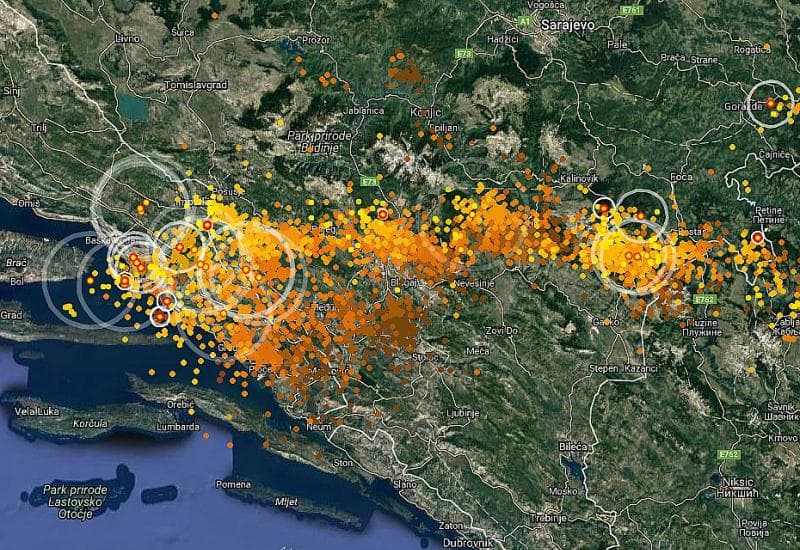 Ilustracija članka: Grmljavinsko nevrijeme pogodilo Hercegovinu