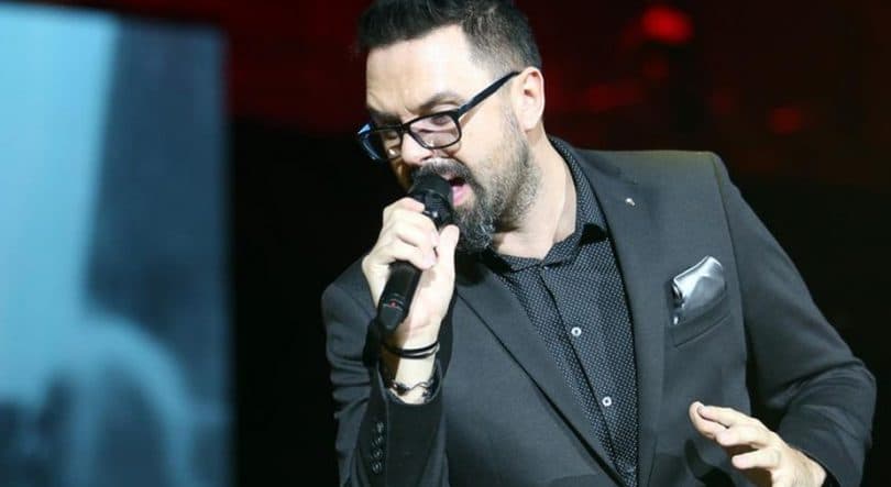 Ilustracija članka: Mostar: Petar Grašo nastupa na proslavi naslova prvaka