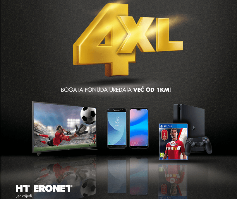 Ilustracija članka: Samo u HT ERONET-u: Sve u jednome – 4XL paket pogodnosti