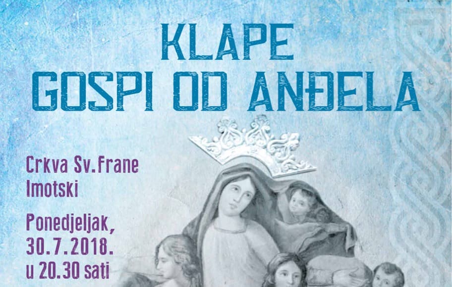 Ilustracija članka: NAJAVA: Drugi klapski koncert “Klape Gospi od Anđela” u Imotskom