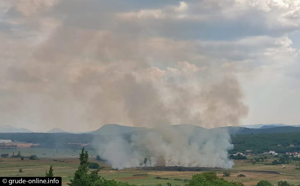 Ilustracija članka: U Sovićima izgorio vinograd