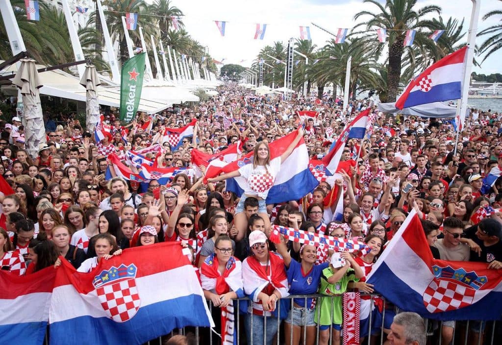 Ilustracija članka: Split priredio doček za reprezentativce na Rivi