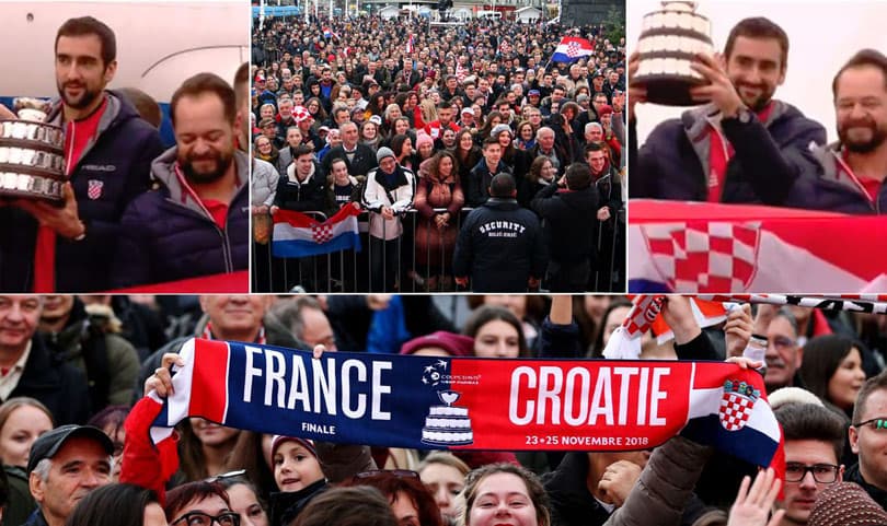 Ilustracija članka: Zlatne hrvatske tenisače dočekao prepun zagrebački središnji trg