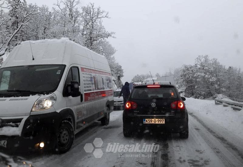 Ilustracija članka: Blokiran promet između Širokog Brijega i Posušja