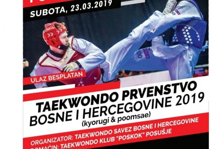 Ilustracija članka: Ove subote u Posušju Prvenstvo BiH u TKD-u