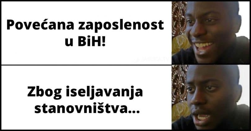 Ilustracija članka: Povećana zaposlenost u BiH! Zbog iseljavanja stanovništva…