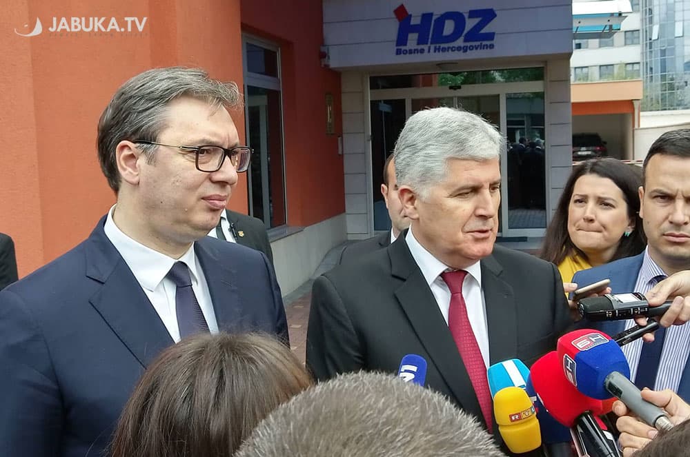 Ilustracija članka: Čović i Vučić se sastali u središnjici HDZ-a BiH