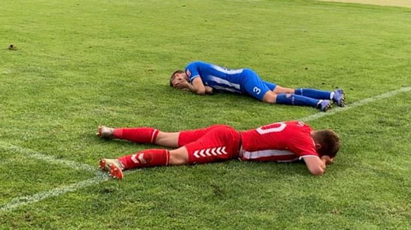 Ilustracija članka: Toni Nikić zadobio težu ozljedu u sudaru glavama s nogometašem Zvijezde 09