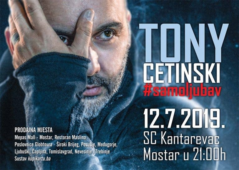 Ilustracija članka: Koncert Tonyja Cetinskog u Mostaru