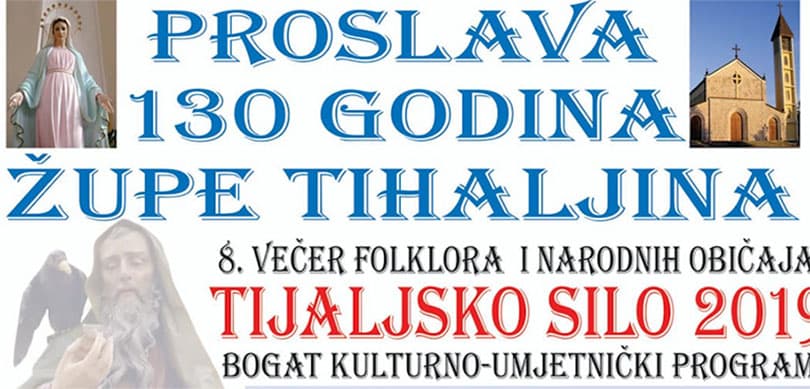Ilustracija članka: Bogat program na 8. Tijaljskom silu povodom 130 godina župe Tihaljina