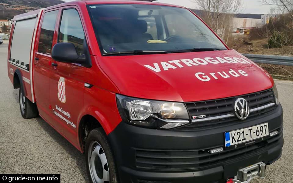 Ilustracija članka: Kod Gruda gorio automobil