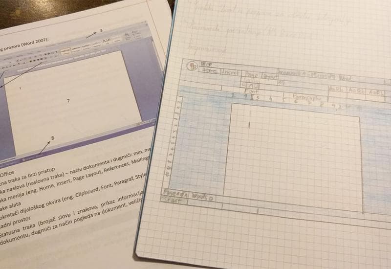 Ilustracija članka: BH. obrazovanje: Hej ljudi, CRTAMO WORD