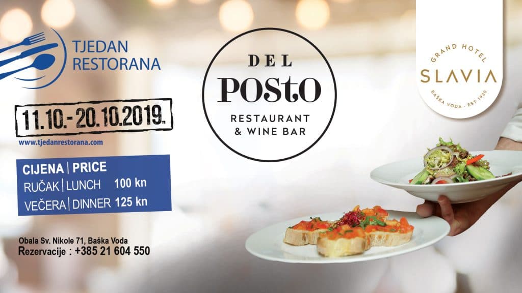 Ilustracija članka: NAGRADNA IGRA: Večera ili ručak u restaurant & wine bar Del posto – Grand hotel Slavia