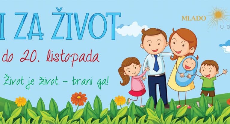 Ilustracija članka: Udruga Mlado Sunce organizira kampanju “Dani za život”