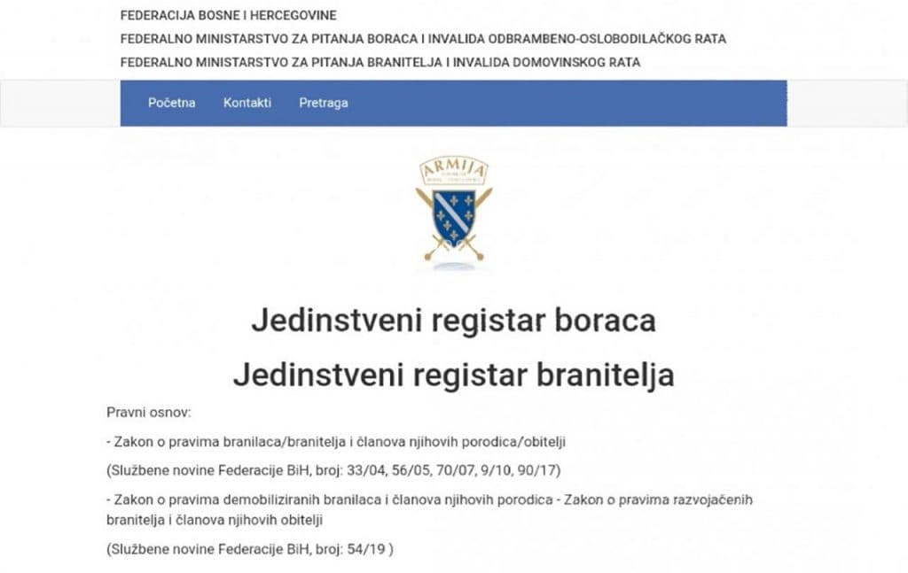 Ilustracija članka: Objavljen jedinstveni registar branitelja: Koliko je tko ratovao?