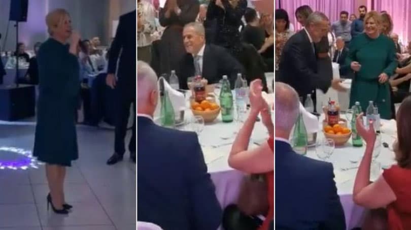 Ilustracija članka: Kolinda Grabar-Kitarović otpjevala rođendansku pjesmu Bandiću (VIDEO)