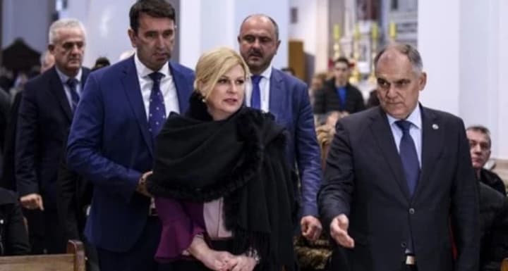 Ilustracija članka: Kolinda bila na misi u Imotskom