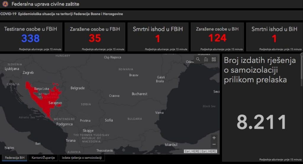 Ilustracija članka: Nova aplikacija COVID – 19: Pratite kakvo je stanje u Federaciji BiH