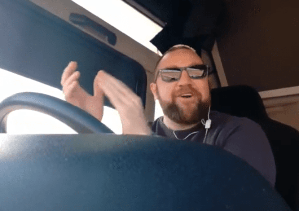 Ilustracija članka: Snimka vozača kamiona iz Hrvatske je hit: Nitko Tomi ne plješće što vam vozi tariguza