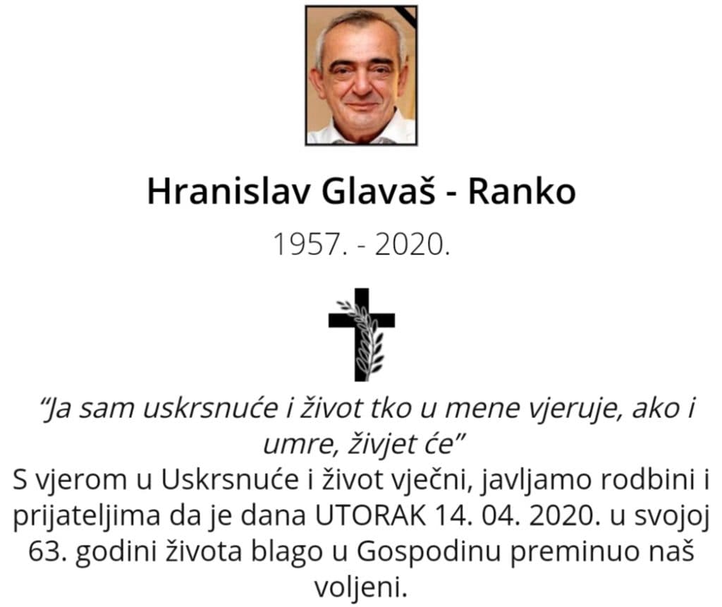 Ilustracija članka: Preminuo je Ranko – omiljeni ugostitelj iz Tihaljine