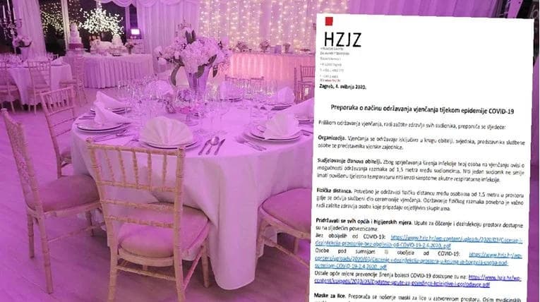 Ilustracija članka: HZJZ izdao detaljne upute za vjenčanja, sprovode, dječja igrališta i vježbanje vani