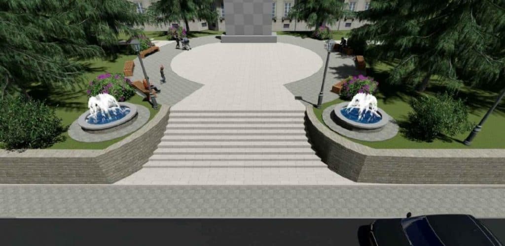 Ilustracija članka: Prezentacija projekta fontana u Parku hrvatskih velikana Grude