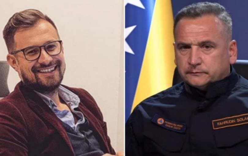 Ilustracija članka: Uhićeni Fahrudin Solak i Fikret Hodžić