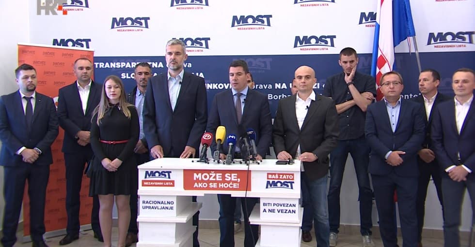 Ilustracija članka: MOST predstavio kandidate za dijasporu: Raspudić i Raguž pred novinarima