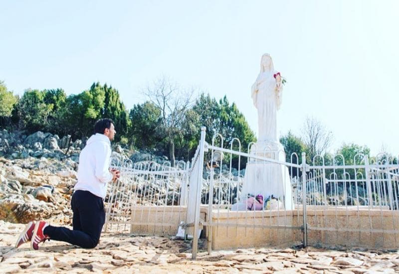 Ilustracija članka: Dodig na Brdu ukazanja zahvalio Gospi na pobjedi