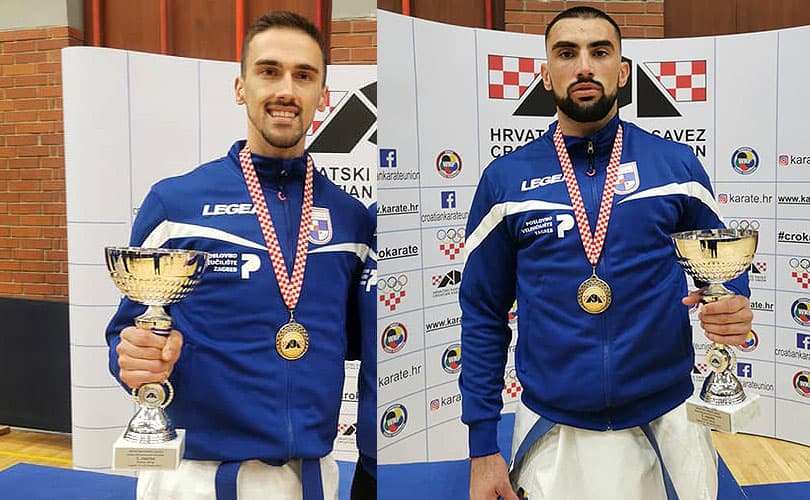 Ilustracija članka: Braća Kvesić prvaci Hrvatske u karateu