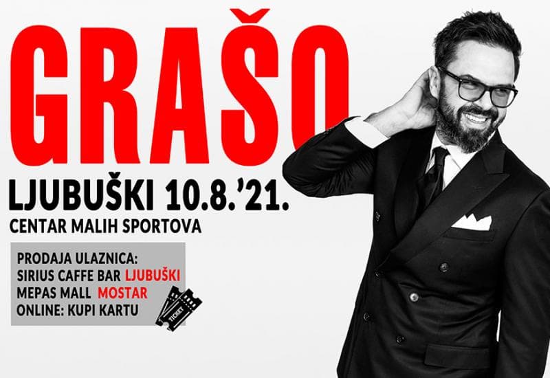 Ilustracija članka: Petar Grašo stiže u Ljubuški!