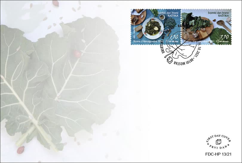 Ilustracija članka: Raštika na markama HP Mostar uz Svjetski dan hrane